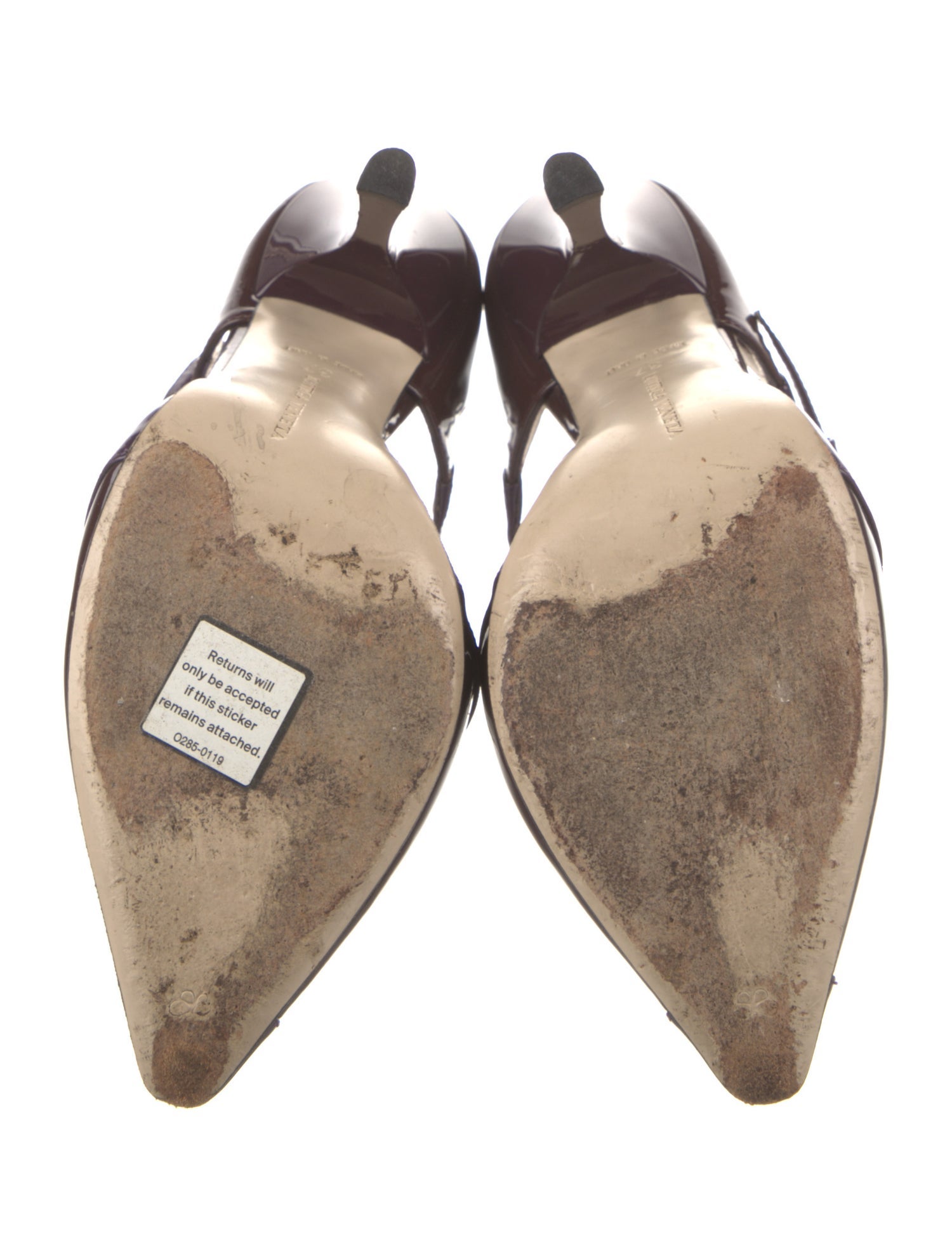 Bottega Veneta Patent Leather D'Orsay Pumps